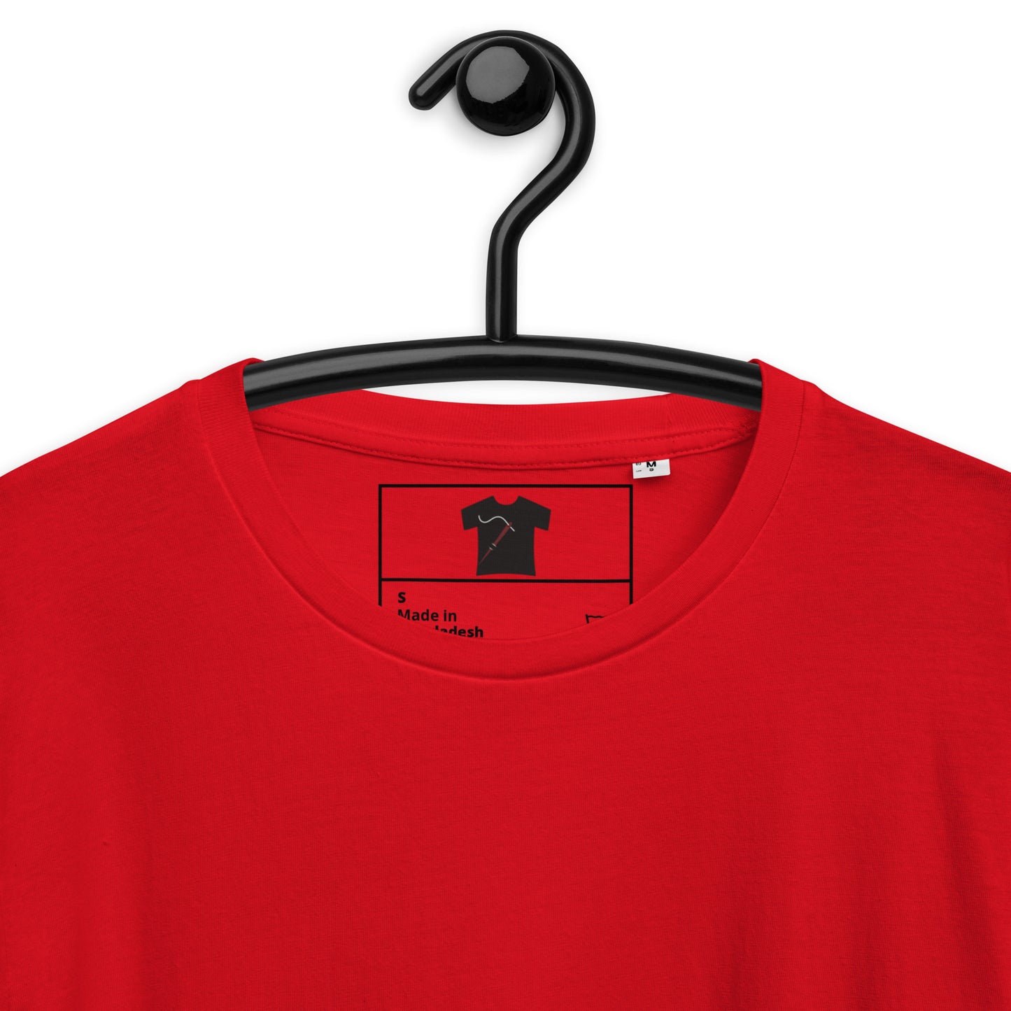 Men's Organic Red Cotton T-shirt