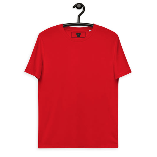 Men's Organic Red Cotton T-shirt