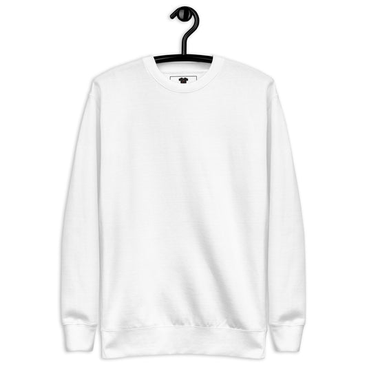 Men's Premium White Sweatshirt